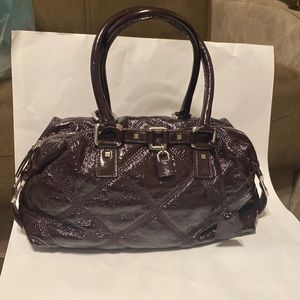 Talbots Shiny Purple Shoulder Bag